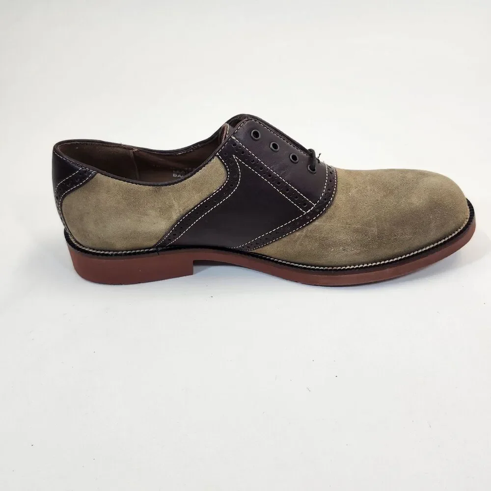 Bostonian Shoes Mens 10 M XL ExtaLight Oxford Suede Leather Walking NEW Dress